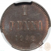 ������� ��������� 1 ����� 1902 ����. ���� CPRS MS63BN